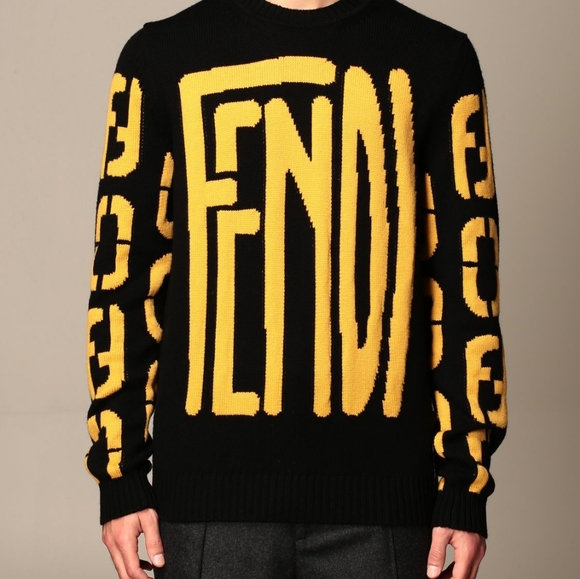 Fendi black wool sweater Clearance
